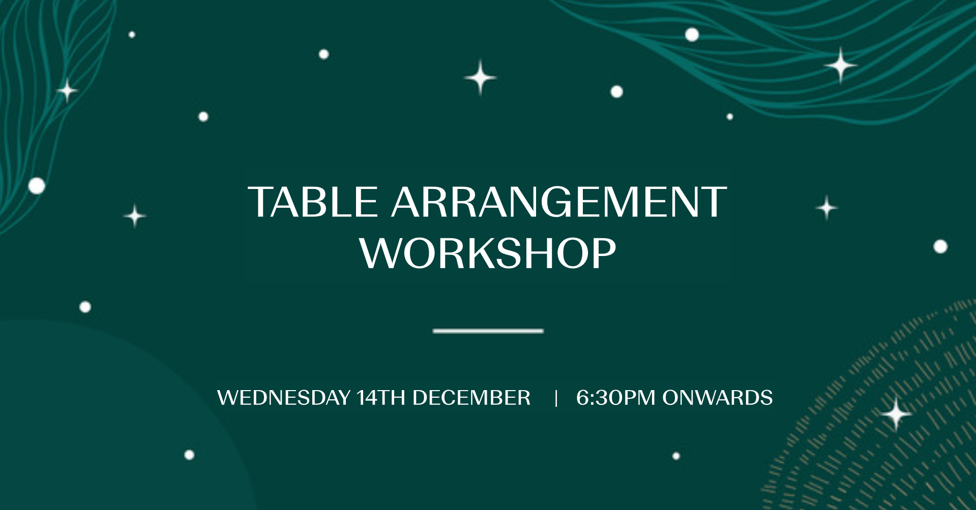 Table Arrangement Workshop
