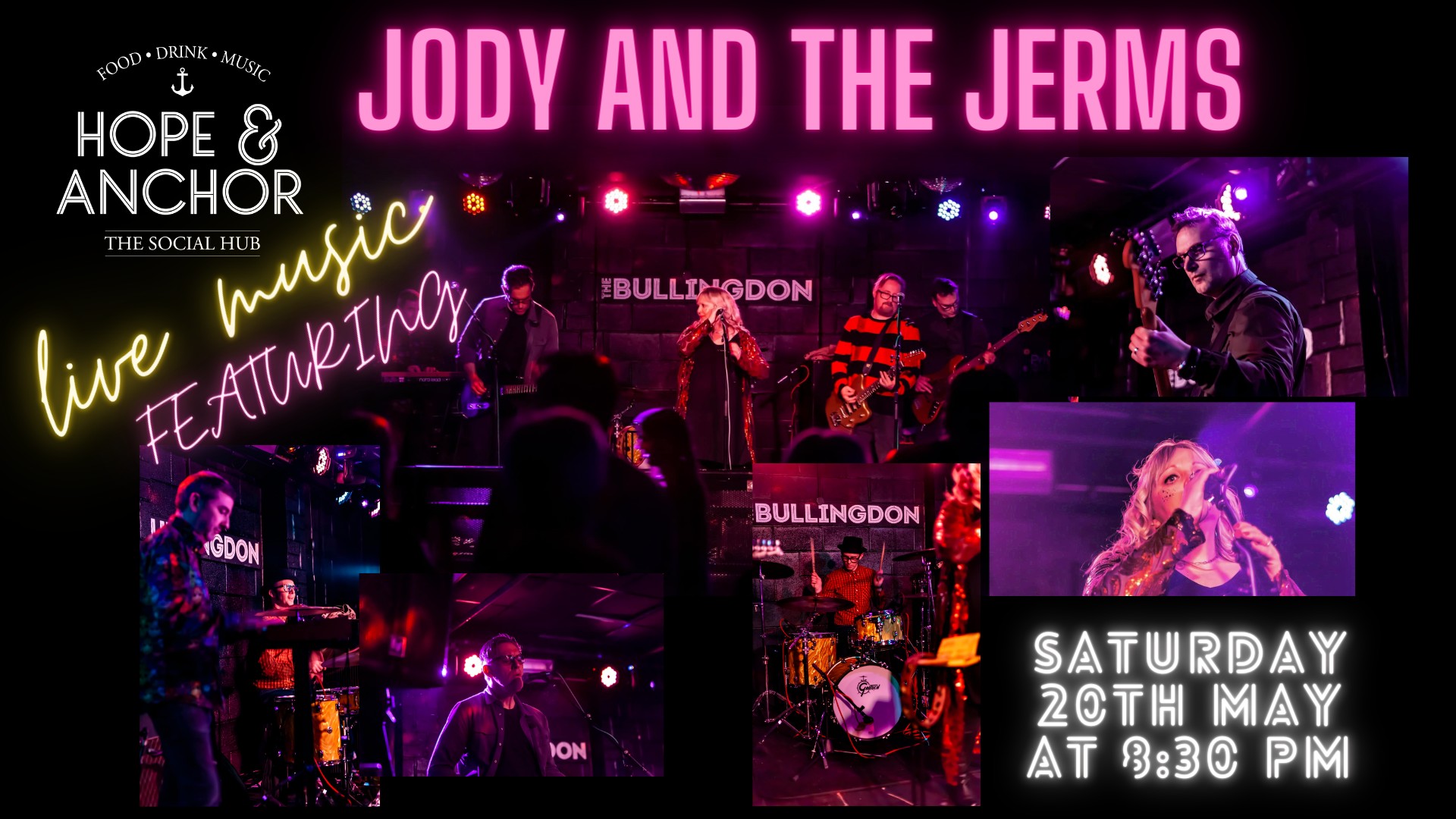 Live music featuring Jody And The Jerms!!